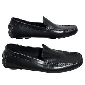 Cole Haan NWOB Women’s Sz 8 Shelby II Driving Loafer Black Leather Moccasin